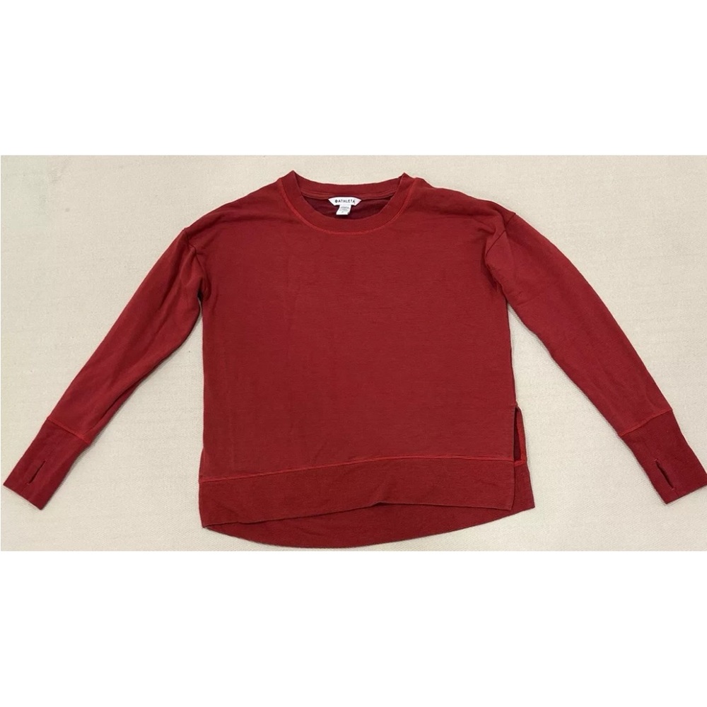 Athleta Red Sweatshirt